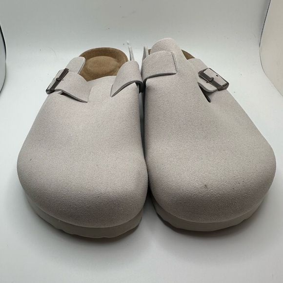 CUSHIONAIRE Womens Clog 9 WIDE GRAY - Picture 2 of 7